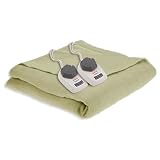 Sunbeam Soft Woven Electric Heated Warming Blanket
