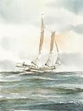 A Spanking Breeze - Stephen Bleinberger Art Print Poster - 13 x 19