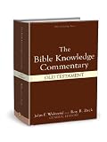 The Bible Knowledge Commentary (Old Testament:)