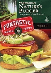 Fantastic World Foods Vegetarian Nature's Burger Veggie and Whole Grain Mix by Fantastic World Foods