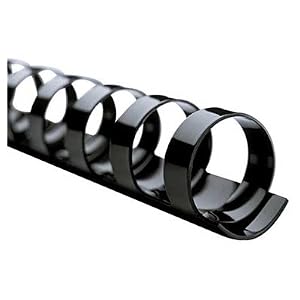 GBC(R) CombBind 19-Ring Plastic Binding Combs, 1 4in., 25-Sheet Capacity, Navy, Pack Of 25 by Quartet