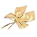 12 Pcs Mini 6cm Christmas Charms Decorations Ornaments Ribbon Bows Gold