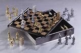 CHINESE WARRIOR CHESS BOARD COLLECTIBLE GAMING GAME SET