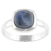 Sterling Silver Square Sodalite Ring, Size 7