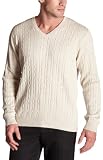 IZOD Mens Cable V-Neck Sweater