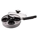 Farberware Nonstick 4-c Egg Poacher with Glass Lid