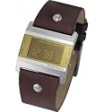 Diesel Brown Leather Chronograph Digital Mens Watch - DZ7082