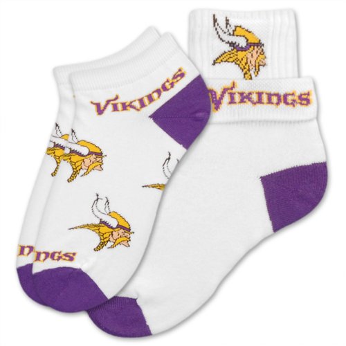 Minnesota Vikings Women's Socks, Medium, (2-pack)