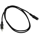 Seismic Audio - SA-iMF3 - 1/8" (3.55mm) 3 Foot Extender Patch Cable for iPod, iPhone, iPad, Android, MP3 - Male 1/8" to Female 1/8"