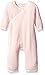Burt's Bees Baby Baby Girl's Romper Jumpsuit, 100% Organic Cotton One-Piece Coverall, Pink/White Quilted, 3-6 Months