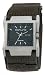 Kahuna Stainless Steel Mens Blue Analogue Dial & Brown Velcro Cuff Strap Watch