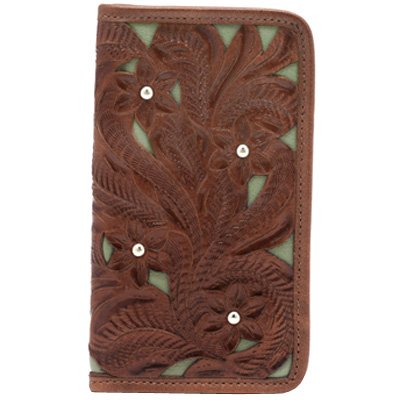 American West Lady Lace Checkbook Holder