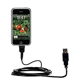 Classic Straight USB Cable for the Apple iPod touch with Power Hot Sync and Charge capabilities - Gomadic Brand w/ TipExchange Technology