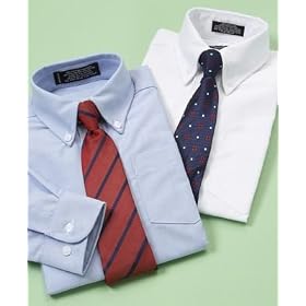 Claiborne Little Boy Button-Down Oxford Shirt and Tie Set