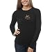 Search : License Juniors Long Sleeve Glitter Pumpkin Halloween T-Shirt - Black