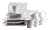 Zoom Produkt-Bild: Domestic 920830 Kaffeeservice 18-tlg. Perfetto: 6 Kaffeeobertassen, 6 Kaffeeuntertassen, 6 Dessertteller