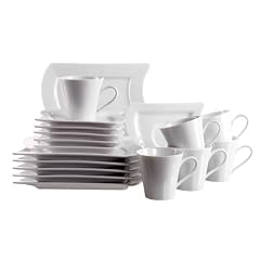 Domestic 920830 Kaffeeservice 18-tlg. Perfetto: 6 Kaffeeobertassen, 6 Kaffeeuntertassen, 6 Dessertteller
