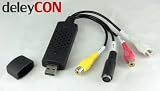 USB Video Grabber - High Quality Video Audio Aufnahme Adapter USB 2.0 - deleyCON®