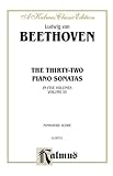 Sonatas Op. 10, No. 3, Op. 13 (Pathetique), Op. 14, Nos. 1, 2, Op. 22, Op: Miniature Score: 2 (Kalmus Edition)