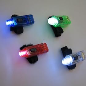 Click here to buy 40 Finger Flashlights - LED Finger Lamps with VELCRO finger straps by Retro Toys.