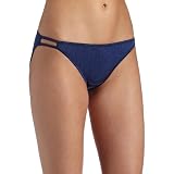 Vanity Fair Women's My Favorite Pants Illumination String Bikini, Admiral Navy, Size 7