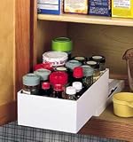  : Spice Maid Cabinet Organizer (White) (3"H x 10"L x 6"W)