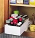 Spice Maid Cabinet Organizer (White) (3"H x 10"L x 6"W)