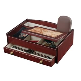 Mens Mahogany Dresser Valet