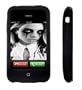 iPhone 3G Touch-Thru Quattro-T4 Hard Case W/Glass Screen Jet-Black