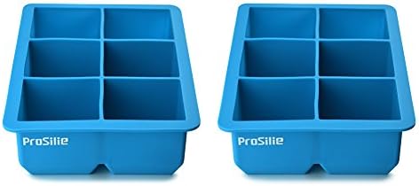 Prosilie Big Ice Cube Tray -2 PCS Set Perfect Ice Maker Blue color