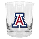 Arizona Wildcats 11 oz. Double Rocks Glass