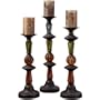 Set of 3 Colorful Candlesticks