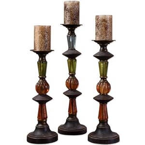Garan Candlesticks Set of 3