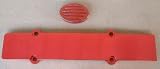 Red Spark Plug Valve Cover & Radiator Cap Cover Combo by APC- HONDA DOHC B16 B16A B16A2 B18C
