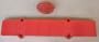 Red Spark Plug Valve Cover & Radiator Cap Cover Combo by APC- HONDA DOHC B16 B16A B16A2 B18C