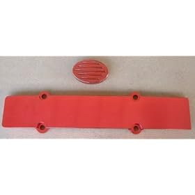 Red Spark Plug Valve Cover & Radiator Cap Cover Combo by APC- HONDA DOHC B16 B16A B16A2 B18C