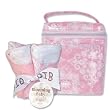 Blooming Bouquet Gift Sets - Versailles Pink - Bottle Bag & Bib Set