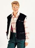 Tommi's Breitcordweste BUCHHOLZ - schwarz - Gr. S bis 4XL