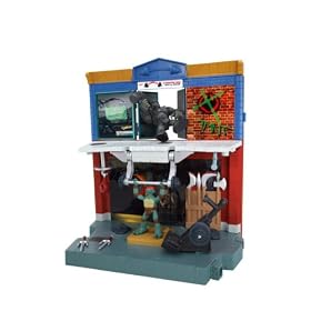 Teenage Mutant Ninja Turtles The Movie Mini Mutants Playsets - Ralph's Iron Pumpin' Gym