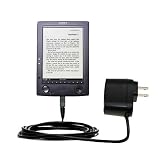 Rapid Wall Home AC Charger for the Sony PRS-500 Digital Reader Book - uses Gomadic TipExchange Technology