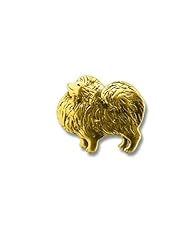 14k Gold Pomeranian Pin by The Magic Zoo