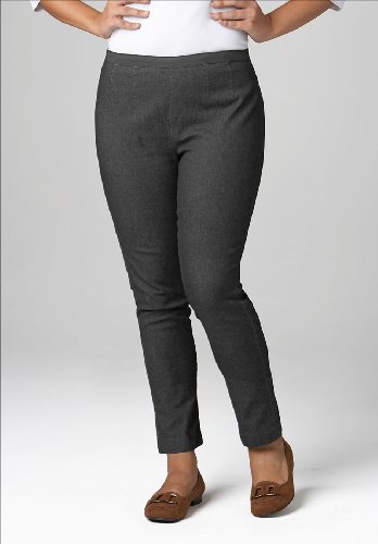 41Un7u0hKAL Avenue Plus Size Exposed Elastic Skinny Jean BLACK14