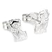 SilberDream Boucles d'oreilles - boucles d'oreilles chat - argent sterling 925 pour femme - SDO512