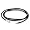 Bling Jewelry Black Silk Cord Chain Necklace Sterling Silver 14
