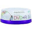 MEMOREX 32025734 4.7 GB DVD+R (PRINTABLE; 20 CT SPINDLE)