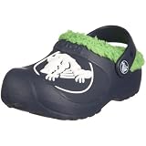 「[クロックス] crocs Gabe Lined Kids 11275-479-120 Navy/Lime (ネイビー/ライム/C10/C11/17.5 cm)」の画像