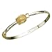 Sterling Slver Gold Plated Hammered Sea Shell