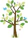 RoomMates RMK1319GM Dotted Tree Peel & Stick Giant Wall Decal