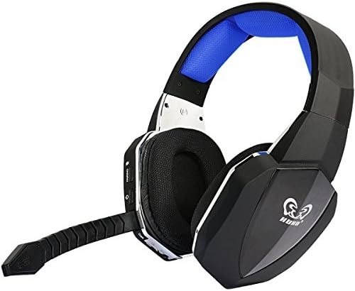 HUHD 2.4Ghz Optical Wireless Gaming Headset For PS4/3, PC (Dark blue)