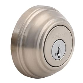 Kwikset 985 15 SMT CP Double Cylinder Deadbolt Featuring SmartKey, Satin Nickel
